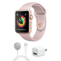 IW3AL42GP-B Watch,Apple,Series3,Aluminum,42mm,Gold/Pink