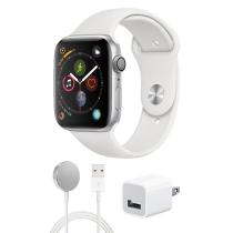 IW4AL40SW-B Watch,Apple,Series4,GPS,Aluminum,40mm,Silver/White