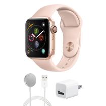 IW4AL44GP Watch,Apple,Series4,GPS,Aluminum,44mm,Gold/Pink