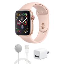 IW4AL44GPU Watch,Apple,Series4,Aluminum,44mm,Gold/Pink,Cellular