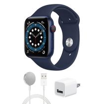 IW6AL44BLNU-B Watch,Apple,Series6,Cellular,Aluminum,44mm,Blue/Na