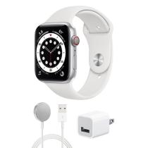 IW6AL44SWU-B Watch,Apple,Series6,Aluminum,44mm,Silver/White,Cell