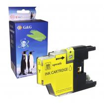 LC75Y Brother Compatible Yellow Ink Cartridge.